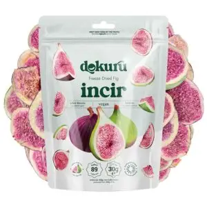 dokuru freeze dried incir 30gr dondurularak kurutulmuş incir kurusu meyve cipsi