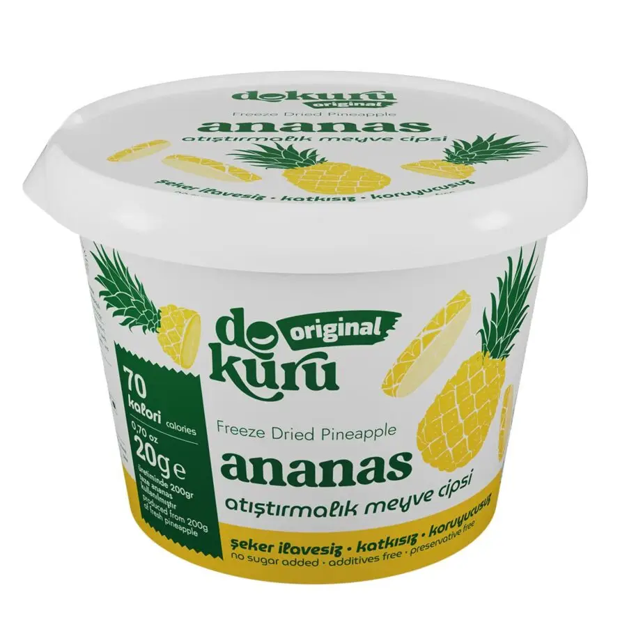 Dokuru Freeze Dried Ananas 20gr - Görsel 2