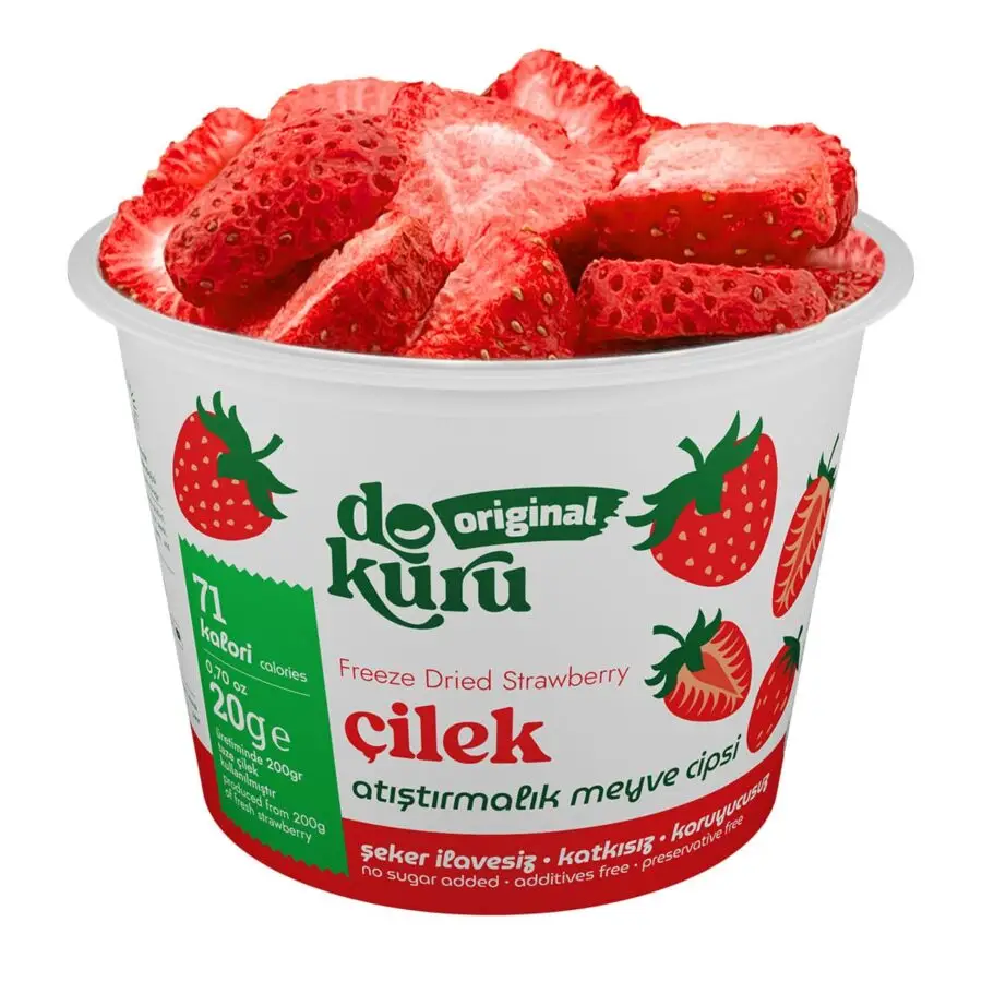 Dokuru Freeze Dried Çilek 15gr